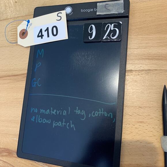 Luchiano Visconti Shirt Mens L Large Cotton Elbow Patch Flip Cuff Colorful Check - Picture 8 of 9